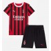 Fotbalové Dres AC Milan Fikayo Tomori #23 Dětské Domácí 2024-25 Krátký Rukáv (+ trenýrky)